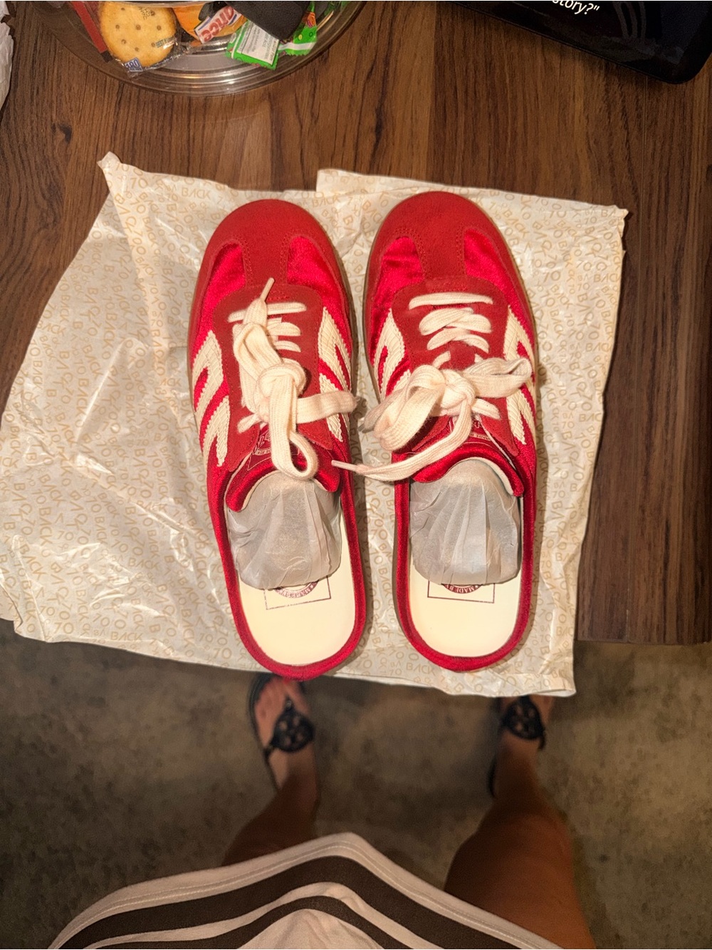 Back 70’s Red Women's Lace-Up slip on Sneakers - Casual Athletic Style